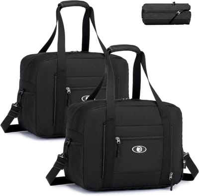 Vouwbare Reistas voor Handbagage 40x30x20 - Lichtgewicht Cabin Bag voor Vliegtuig, Weekendtrips en Sportactiviteiten - Geschikt voor Wizzair en Vueling met 25L Opbergruimte