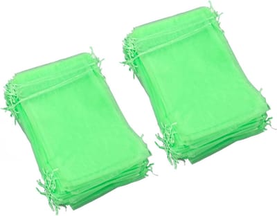Pack van 200 Herbruikbare Fruitbeschermende Netzakken voor Planten, Bloemen, Bomen en Groenten, 10 x 15 cm