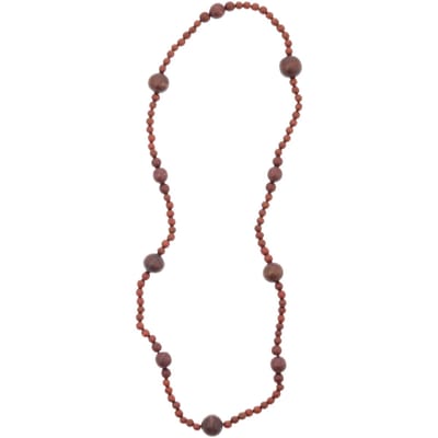 Behave – Ketting – Hout – Balans kralen – Trendy – 88 cm