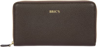 BRIC'S Leren portemonnee Gondola Verbena Wallet Ebony donkerbruin