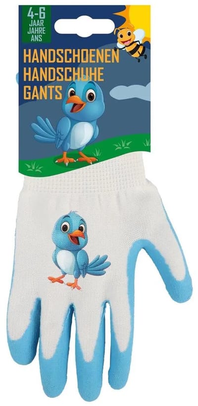 Talen Tools - Kinderwerkhandschoenen - Vogel - 4-6 jaar