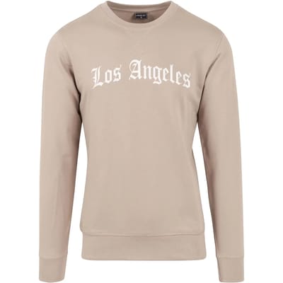 Mister Tee - Los Angeles Wording Crewneck sweater/trui - L - Geel