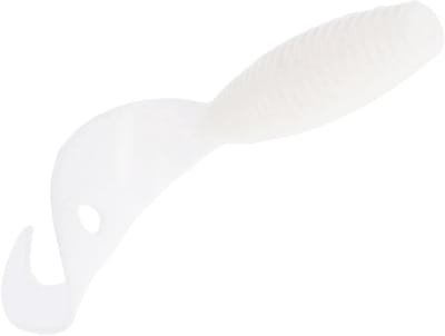 Rubberen Vissen - Softbaits Twisters - Roofvissen Vangen - Extra Golf Beweging - 51 mm 8 Stuks - Wit