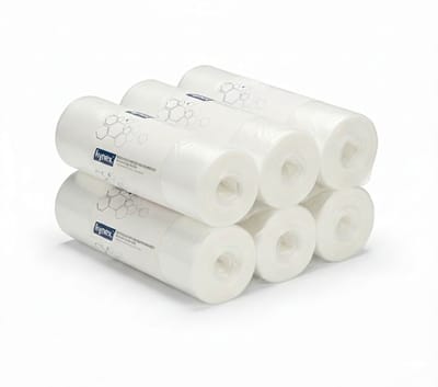 Hynex Vuilniszak 25 liter - 300 stuks - Afvalzakken - Vuilzakken - Pedaalemmerzakken - Gerecycled HDPE - 45x50cm - Set van 6 x 50 stuks - Transparant