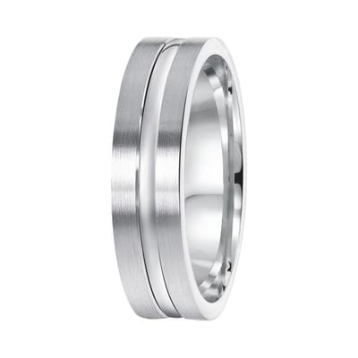 Lucardi Heren Vriendschapsring Chios - Ring - Vaderdag Cadeautje - Echt Zilver - Zilverkleurig