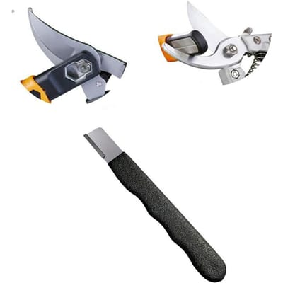 Affûteur de Couteaux de Cuisine Professionnel Tungstène Diamant Céramique Pierre à Aiguiser Pour Toutes Lames Ciseaux de Jardin noir