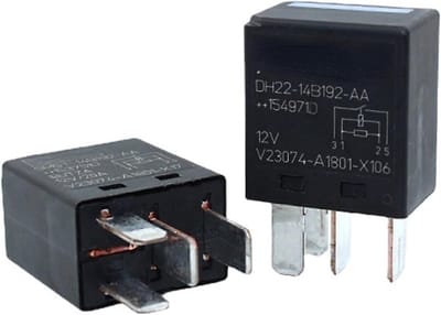 Viervoeter Relais - Vijf Pins Relais - Stopsignaal Sturing - Dubbele Spanning - 12V 24V