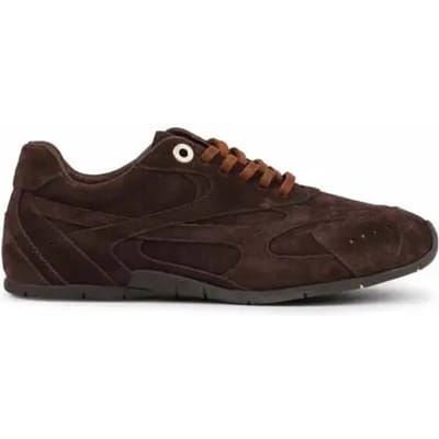 Bronx sneaker dames Myraa suède donkerbruin