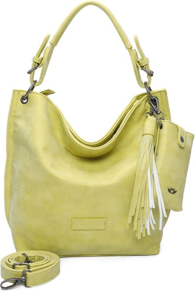 Fritzi aus Preußen Shopper Schoudertas Vintage Fritzi01 Hobo Fizz Geel