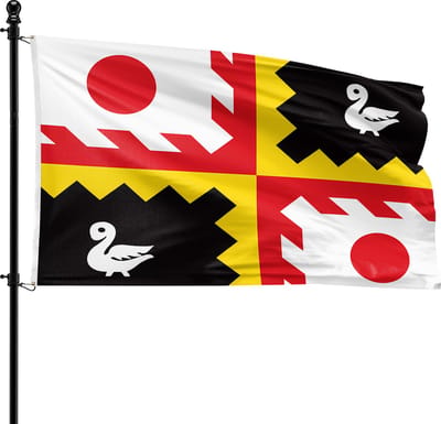 VlagDirect - Eijsden-Margraten vlag - Gemeente Eijsden-Margraten vlag - 90 x 150 cm.