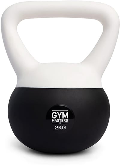 Gym Masters - Zachte Kettlebell 2 kg - Premium - kettle - kettlebell - weights - kettlebell set - gewichten 2 kg - kettlebells set - fitness gewichten kettlebell