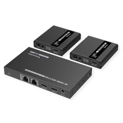 Value 1 tot 3 poorten HDMI-splitter Ultra HD-geschikt 3840 x 2160 Pixel Zwart