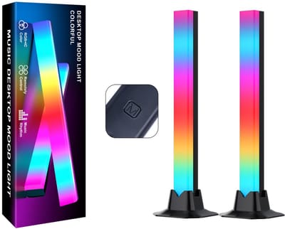 Gaminglamp - LED-stripverlichting - Kleurenlamp voor op het bureau - Spotlamp - Met afstandsbediening