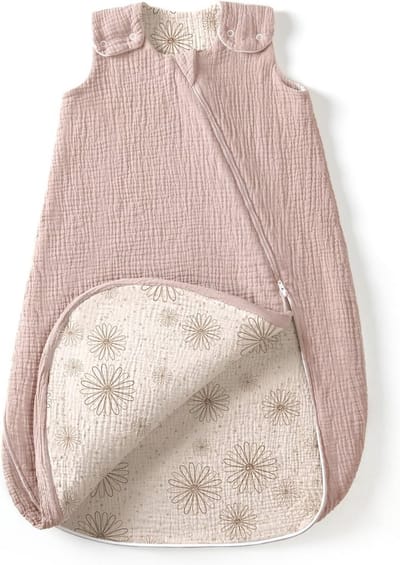 SnelShoppen - Baby Slaapzak voor 15-24 Maanden - Muslin Baby Slaapzak voor Jongens en Meisjes - Katoenen Baby Slaapzak 90 cm - Comfortabel en Ademend