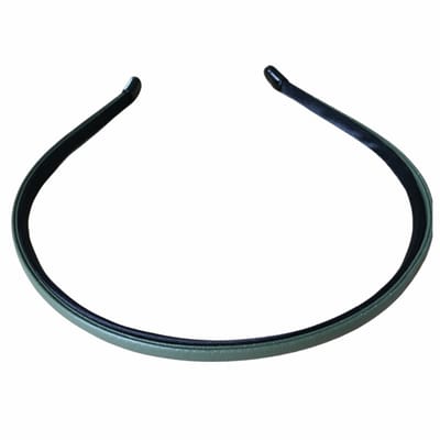Haarband- groen leer 4.5 mm- leer- Charme Bijoux