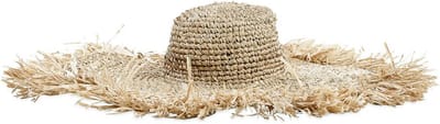 Ocean Hat - Zonnehoed - Strandhoed - Stijlvolle zonwering - Raffia Stro - 57cm x 11cm x 57cm