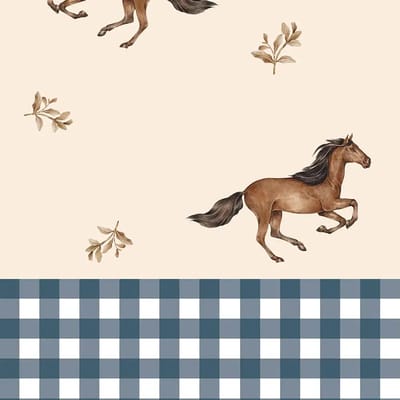 Tegellijm behang Dekornik Horses