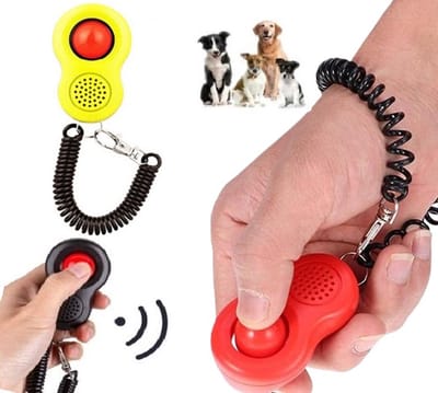 Training Cliker Voor De Hond I Honden training I Katten training I Met Elastische Koord & Vingerkoord I Train Je Hond I Geel