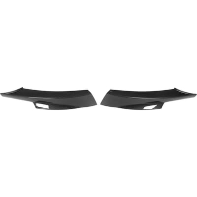 1 Paire Lèvre de Pare-chocs Avant Spoiler Menton Lisse Flexible Remplacement Pour Série 3 E90 M‑Tech LCI 320i 330i 2009‑2012 black