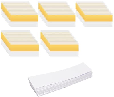 Dailygoods- Labelhouder Transparant - 50 Stuks - Zelfklevend - PVC - Waterdicht - Voor Prijslabels - Eenvoudig in Gebruik - Prijskaartjes