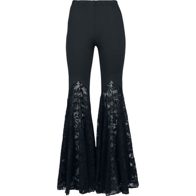 Gothicana by EMP - Gothic Stoffen broek - Mystical Woods - S tot XL - voor Vrouwen - zwart