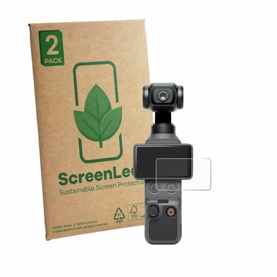 2 Stuks Screenprotector voor DJI Osmo Pocket 4 - Hoogwaardige Beschermfolie transparant