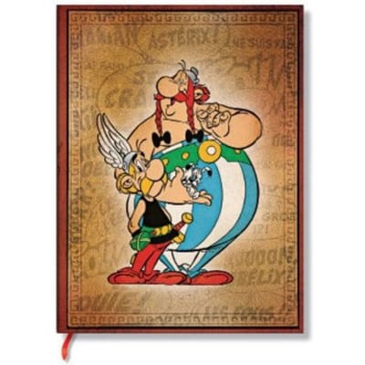 Paperblanks cahier, the adventures of asterix: asterix & obelix, hardcover, formaat ultra 18 x 23