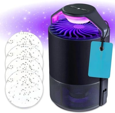 Thuys - Elektrische Insectenval voor Binnen - UV-licht & Ventilator tegen Fruitvliegjes - Rouwvliegjes en Motten - Voor Keuken en Woonkamer