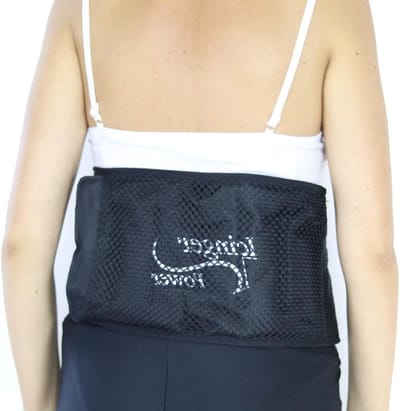 Rugriem met Gelkompres - Lendesteun Warmteband - Onderrug Ontlasten - Herbruikbaar Warm/Koud - Max 107cm Taille - Blauw