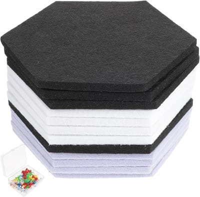 Geluidsisolatie Bord - Vilt Panelen - Akoestiek Verbeteren - Hoge Dichtheid - 12 Stuks - Verschillende Kleuren