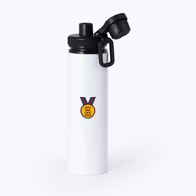 Hacebo® - liefste mama van de wereld waterfles met draaidop zwart - Mama - de liefste moeder - Moeder cadeautjes - moederdag - verjaardagscadeau - verjaardag - cadeau - geschenk - kado - gift - moeder artikelen - water fles - 850ML