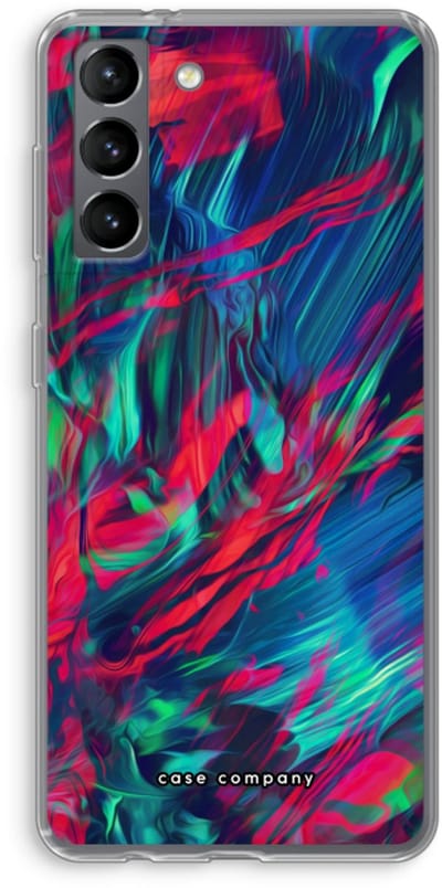 Case Company® - Hoesje geschikt voor Samsung Galaxy S21 hoesje - Pilgrims Of The Sea - Soft Cover Telefoonhoesje - Bescherming aan alle Kanten en Schermrand