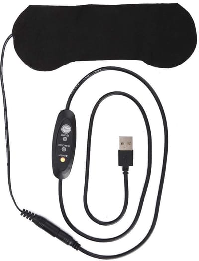 Dailygoods - USB Verwarmend Oogmasker voor Pijnverlichting en Ontspanning