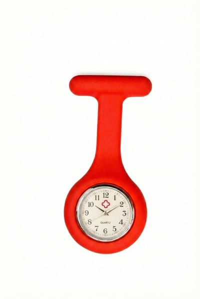 Zorgmorgen – Zusterhorloge – Rood – Siliconen – Waterbestendig – Verpleegkundige