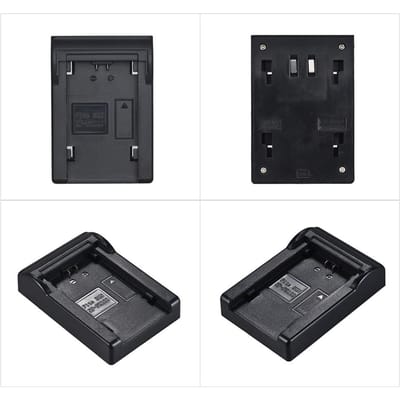Andoer 2 stuks NP-FZ100 batterijplaat voor nieuwere Andoer Dual/Four Channel batterijlader voor Sony NP-FZ100 black