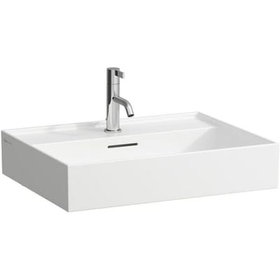 LAUFEN Kartell washbasin 60 x 46 cm, with 1 tap hole H8103330001041