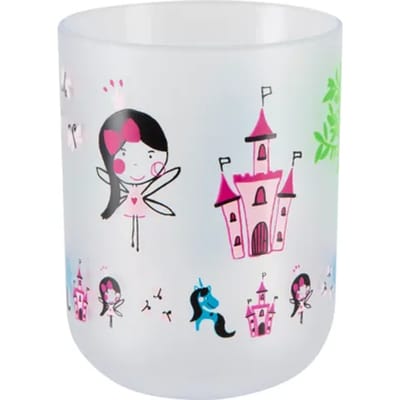 Spirella FAIRY Tandenborstelhouder – Tumbler Badkamer Beker voor Tandenborstel en Tandpasta – Multicolor – 7,1 x 16,2 cm