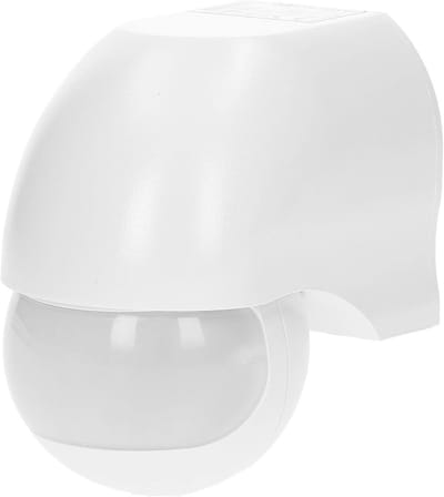 Infrarood Bewegingsmelder voor Binnen - 600W Dimbare Schakelaar voor LED Verlichting - Wit Opbouw/Inbouw