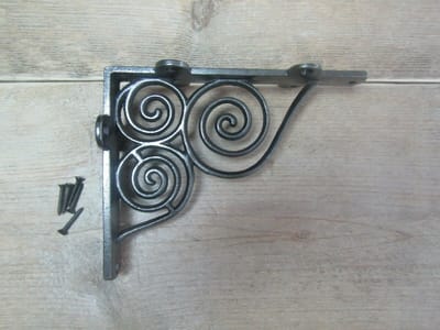 Pair Of Bexley Shelf Brackets Antique Iron Wall Shelf Support Brace