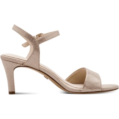 Tamaris dames sandalen met hak goud - Maat 37