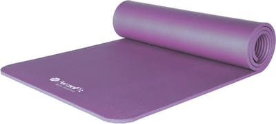 ForzaFit Yogamat Paars 183 x 61 x 1 cm - Extra dik - Yoga - Pilates - Fitness mat met Draagriem