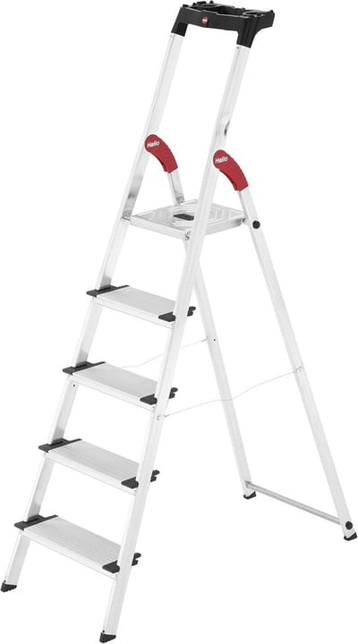 5-tre Ladder voor huishoudens - Veiligheid en functionaliteit in aluminium