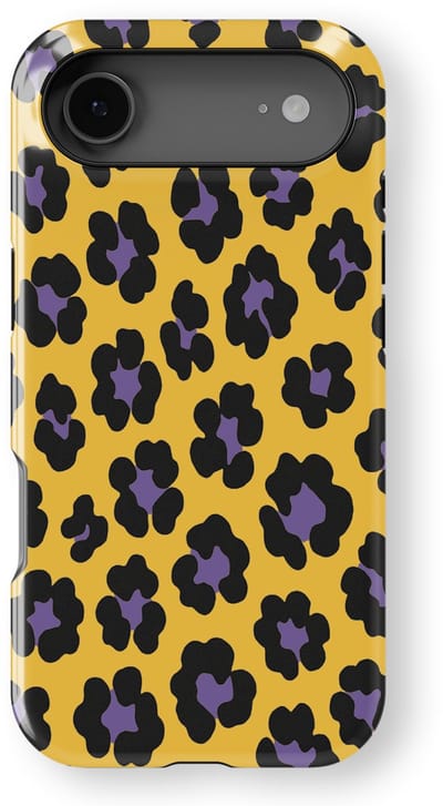 DripCase Luipaard Hoesje geschikt voor iPhone 17 Air | Backcover met Mag | Hoesje met Dierenprint geschikt voor iPhone 17 Air Wild Electric