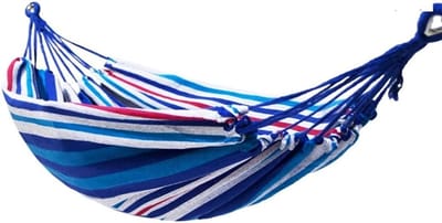 Draagbare Hangmat - Schommelbed Relaxbed - Buiten Ontspannen - Sterk en Slijtvast - 150x200 cm - Wit