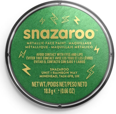 Snazaroo 1118422 - Electric Green - 18ml Aqua Schmink & Kinderschmink voor Kinderen en Volwassenen