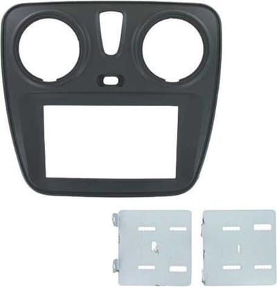 2-DIN DACIA LODGY/DOKKER 2012 ->met OEM 1-din unit mat zwart