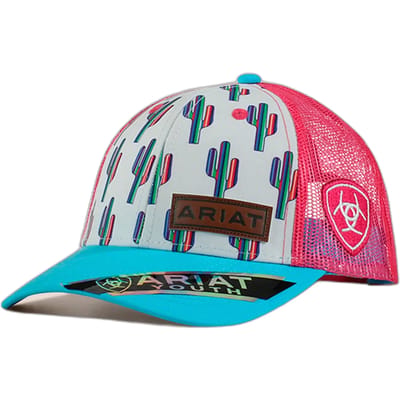 Trucker pet voor meisjes Ariat Cactus Print