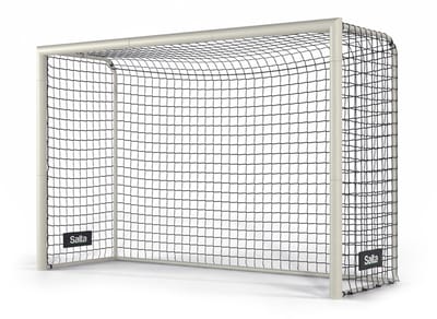Salta Champion - Groot voetbaldoel - 240 x 160 x 85 cm - Voetbalgoal voor kinderen en volwassenen - Platina zilver - Voetbal training doel