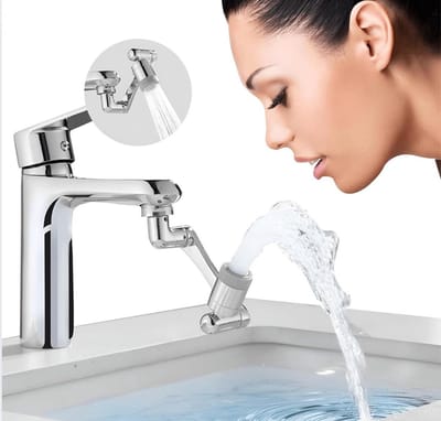 Roterende Kraanbevestiging - Draaibare voor Keuken en Badkamer - Verstelbare Beluchters - Multifunctionele Kraanbevestiging waterfilter kraan