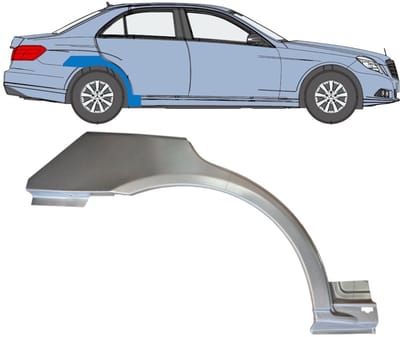 Reparatiepaneel achterspatbord voor Mercedes-Benz E-Class W212 2009-2016